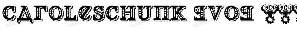 Caroleschunk-Gvog字体转换