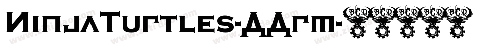 NinjaTurtles-AArm字体转换
