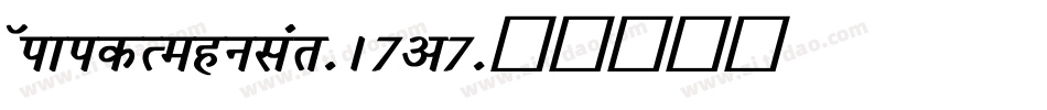 WikidRegular-A7v7字体转换