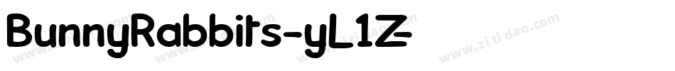 BunnyRabbits-yL1Z字体转换 BunnyRabbits-yL1Z字体转换