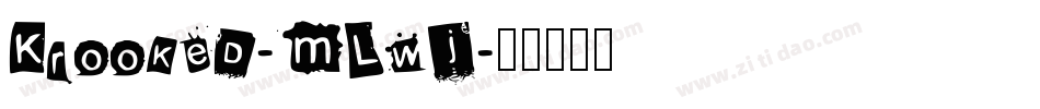 Krooked-MLwJ字体转换