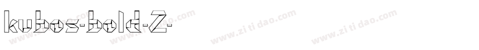 kubos-bold-2字体转换