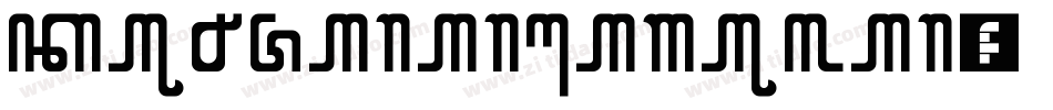 KunjaraRegular-GaXD字体转换
