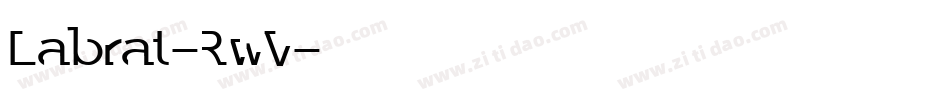 Labrat-RwV字体转换
