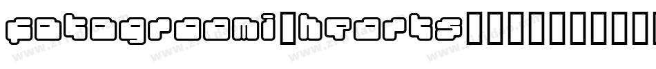 fotograami-hearts01-1字体转换