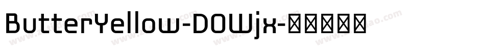 ButterYellow-DOWjx字体转换