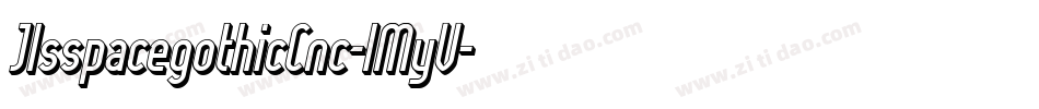 JlsspacegothicCnc-lMyV字体转换