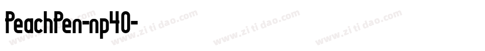 PeachPen-np4O字体转换