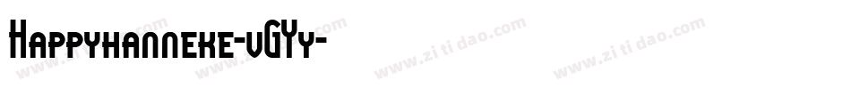 Happyhanneke-vGYy字体转换