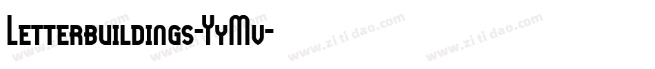 Letterbuildings-YyMv字体转换