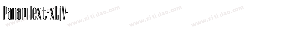 PanamText-xLjV字体转换