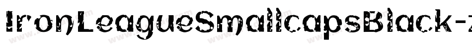 IronLeagueSmallcapsBlack-zy9a字体转换