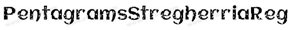 PentagramsStregherriaRegular-A9a2字体转换