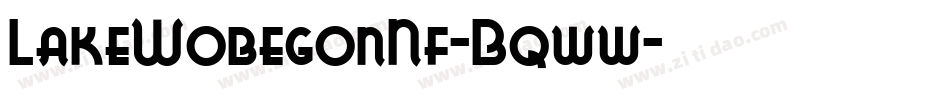 LakeWobegonNf-Bqww字体转换