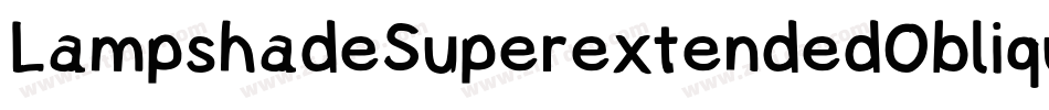 LampshadeSuperextendedOblique-yP1d字体转换