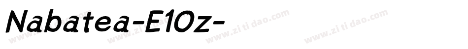 Nabatea-E1Oz字体转换
