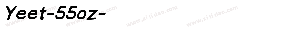 Yeet-55oz字体转换