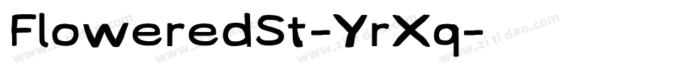 FloweredSt-YrXq字体转换