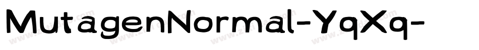 MutagenNormal-YqXq字体转换