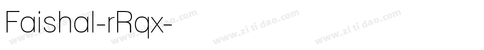 Faishal-rRqx字体转换