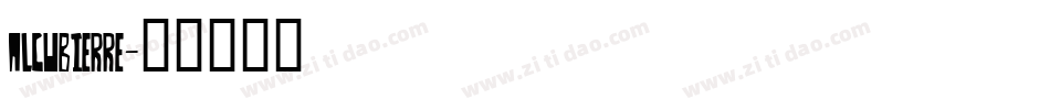 Alcubierre字体转换