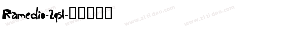 Ramedio-2q5l字体转换
