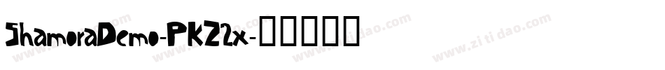 ShamoraDemo-PKZ2x字体转换