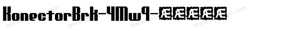KonectorBrk-4Mw9字体转换