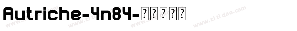 Autriche-4n84字体转换