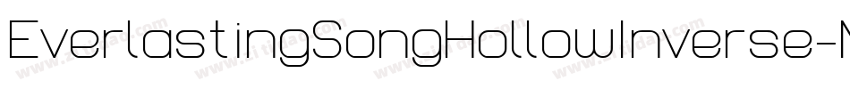 EverlastingSongHollowInverse-MRWr字体转换