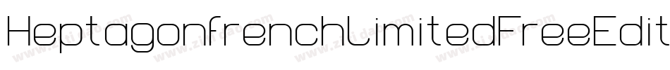 HeptagonfrenchLimitedFreeEdition-qxWr字体转换
