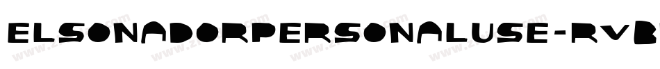 ElSonadorPersonalUse-rVBp字体转换