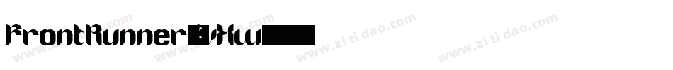 FrontRunner-lvXw字体转换 FrontRunner-lvXw字体转换
