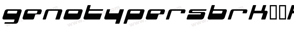 GenotypeRsBrk-7K6V字体转换