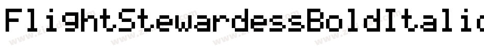 FlightStewardessBoldItalic-MRXv字体转换
