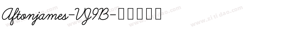 Aftonjames-VJ9B字体转换