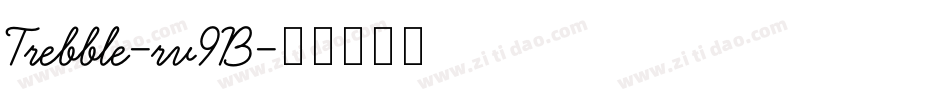 Trebble-rv9B字体转换