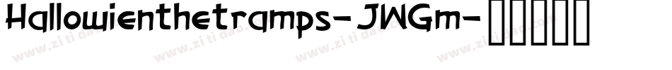 Hallowienthetramps-JWGm字体转换