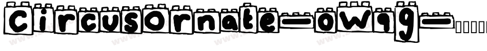 CircusOrnate-0W9G字体转换