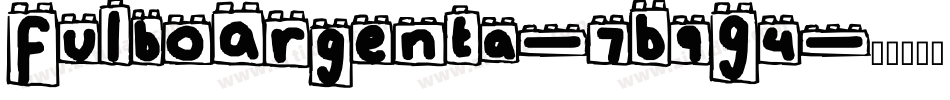 FulboArgenta-7B9G4字体转换