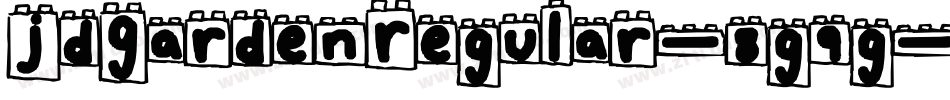 JdGardenRegular-8g9g字体转换