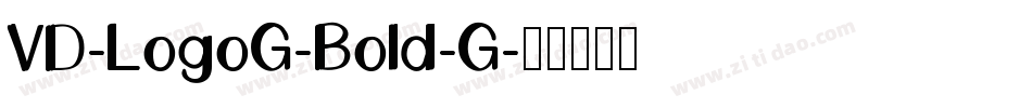VD-LogoG-Bold-G字体转换