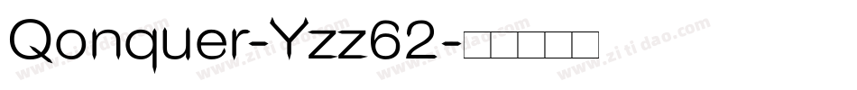 Qonquer-Yzz62字体转换