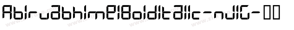 AbirvabhimelBolditalic-nJlg字体转换