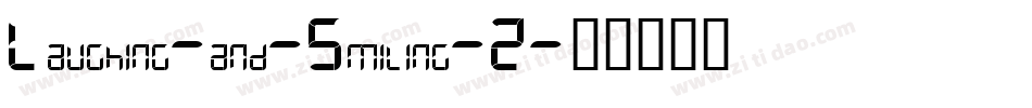 Laughing-and-Smiling-2字体转换