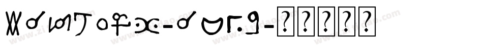 Pastern-AG8D字体转换