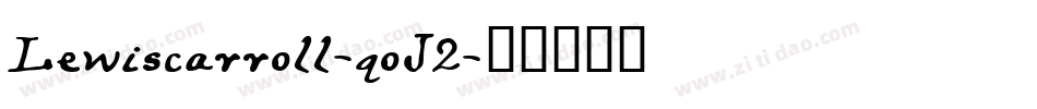 Lewiscarroll-qoJ2字体转换