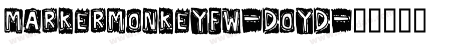MarkerMonkeyFw-DOYd字体转换