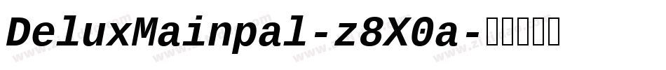 DeluxMainpal-z8X0a字体转换
