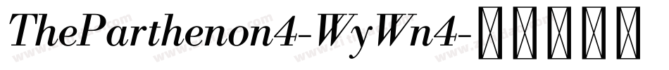 TheParthenon4-WyWn4字体转换